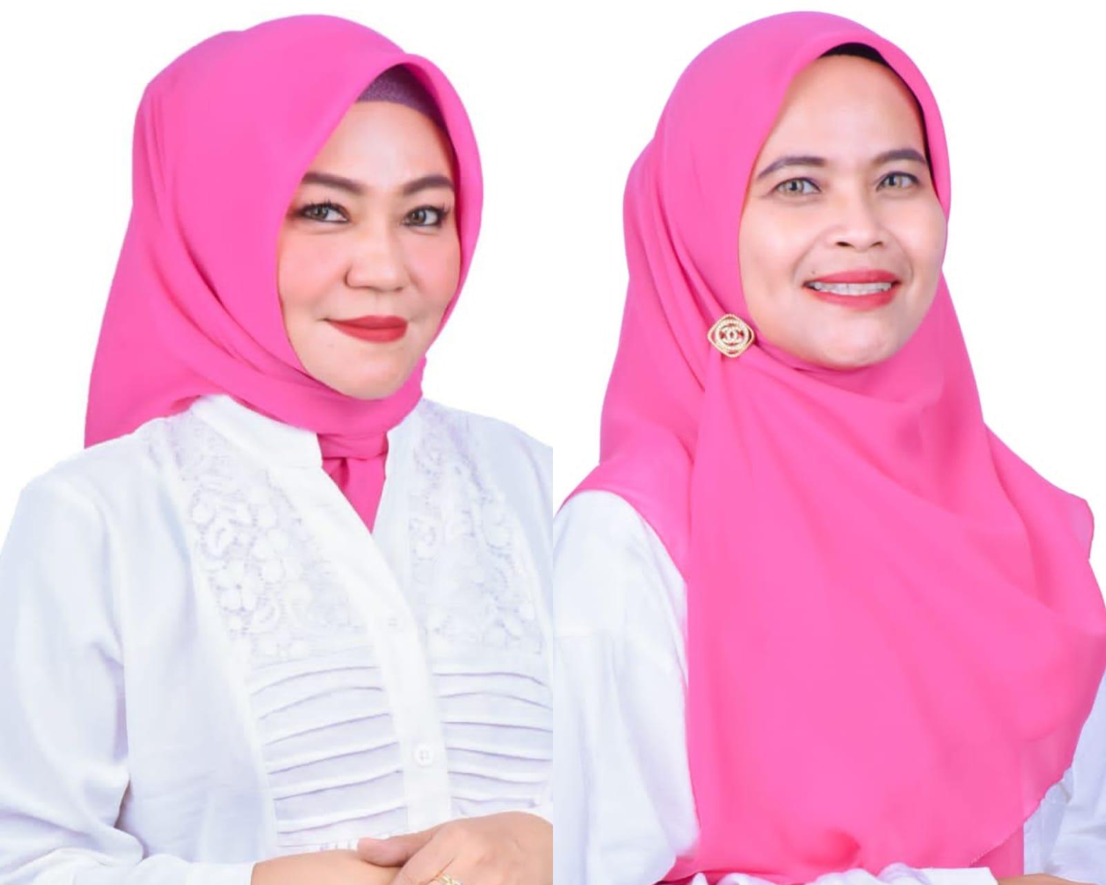 Foto ; Ketua Panitia Ifah Lisa Riantini Mastura (kiri) dan Sekertaris Panitia Asharrini Mastura (kanan)